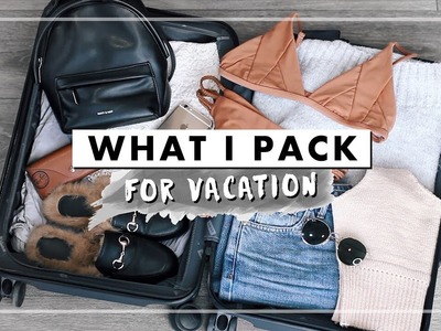 HOW I PACK MY SUITCASE ✈️  Vacation Essentials