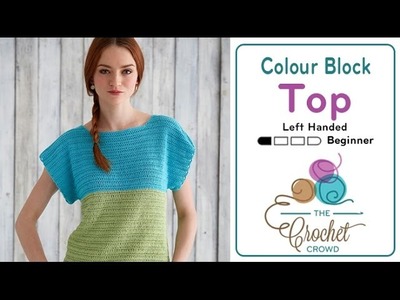 How to Crochet A Top: Color Block Top