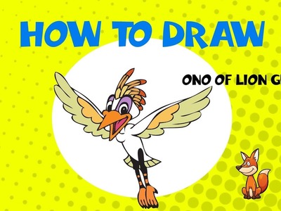 How to draw Ono from the Lion Guard - STEP BY STEP GUIDE - DRAWING  TUTORIAL GUIDE