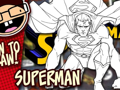 How to Draw SUPERMAN (Classic Comic Version) | Narrated Easy Step-by-Step Tutorial