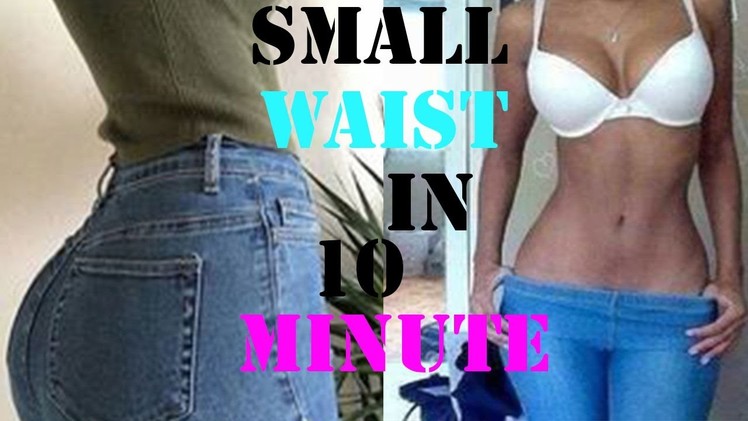 How to get a smaller waist fast|10  minutes abs exercises to shrink waist|workout for a slim waist