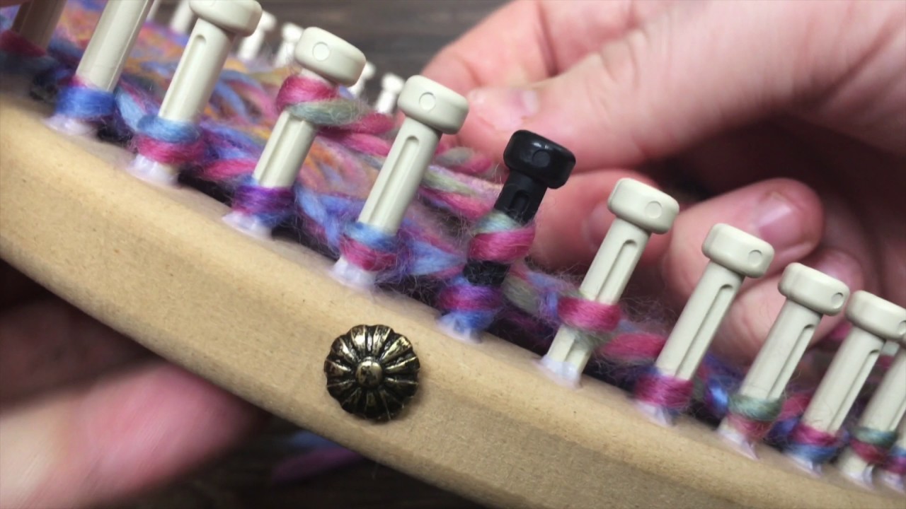How to Loom Knit the Woven Ribbed Brim, My Crafts and DIY Projects