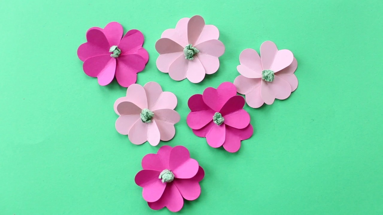 how-to-make-3d-paper-flower-bouquets-with-video