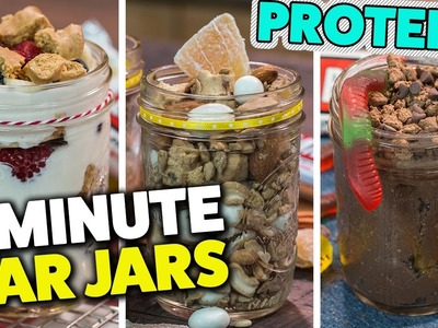 How To Make 5 MINUTE Protein Bar Jars!