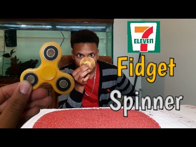 How To: Make 7 Eleven Fidget Spinner Spin Faster And Longer + Easy Tricks!!!! (Litt)