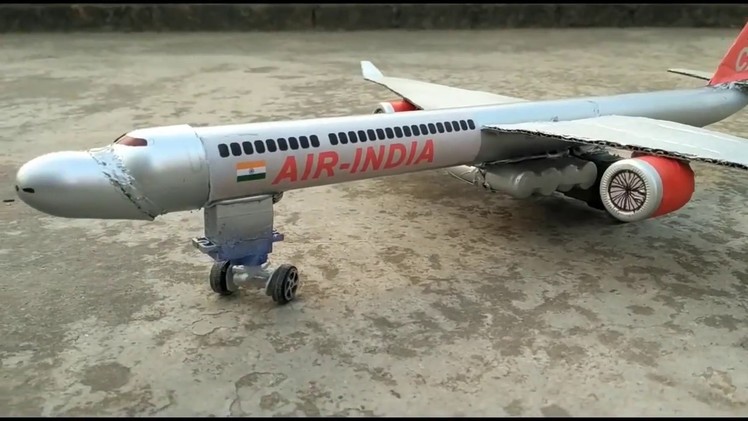 How to make a airplane at home electric