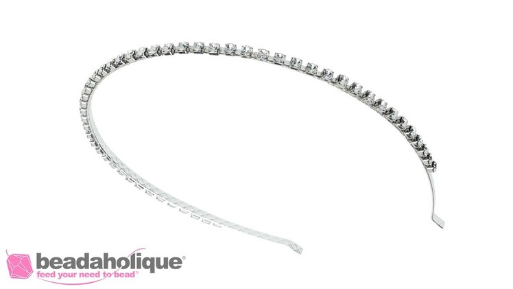 How to Make a Bridal Headband with Swarovski Crystal for Under $15
