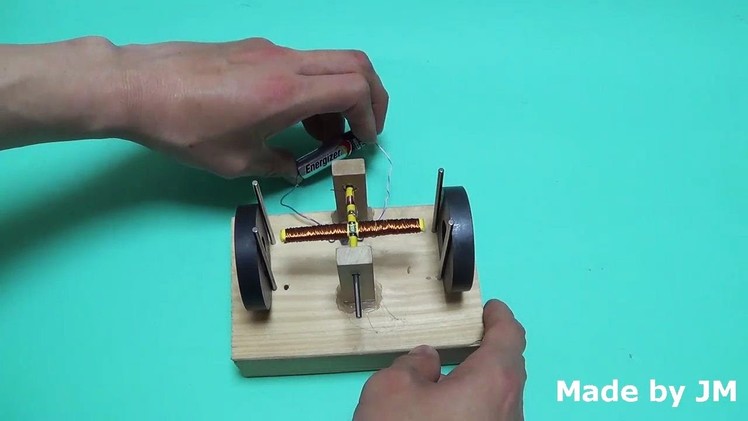 ✔ How to make a DC motor