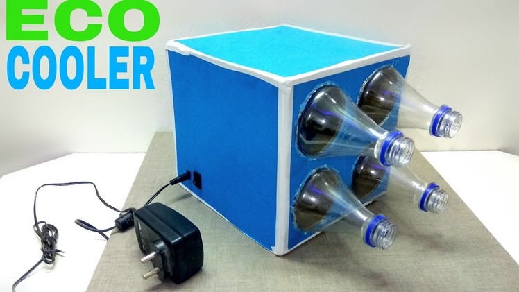 How to Make a Eco Air Cooler at home using Plastic Bottle ( Very Simple )