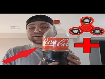 How to make a Fidget Spinner out of coca cola Diy