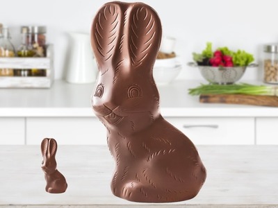 How To Make a Giant Chocolate Easter Bunny