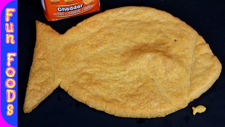 How to Make a Giant Goldfish Cracker