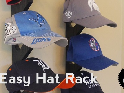 How to Make a Hat Rack | Holds 20 Hats!