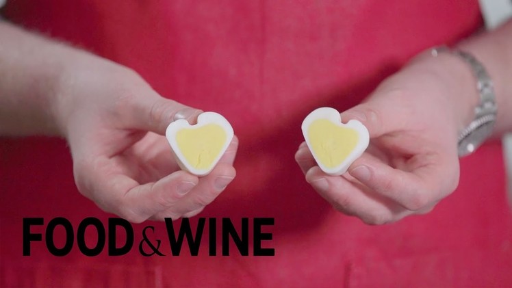 How to Make a Heart Shaped Hardboiled Egg | Mad Genius Tips | Food & Wine