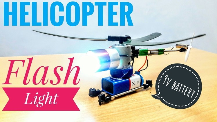How to make a helicopter very easy at home