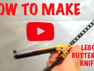 How To Make A Lego Butterfly Knife. Balisong knife