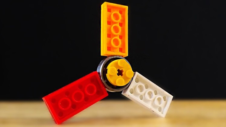 How to make a Lego Fidget Hand Spinner. DIY Fidget Toy