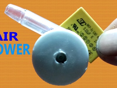 How to Make a Mini Air Blower using 5v motor