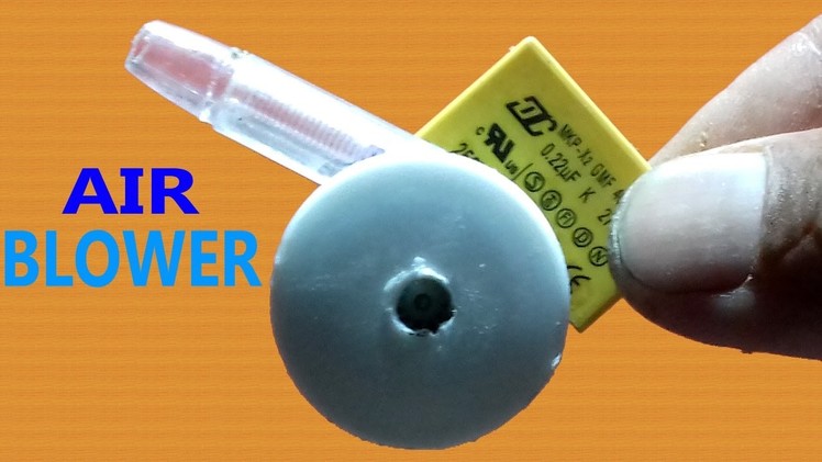 How to Make a Mini Air Blower using 5v motor