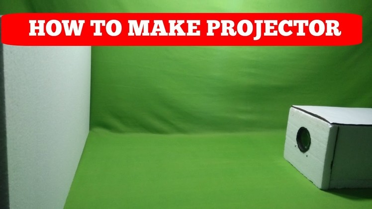 How to make a mobile phone Projector at home