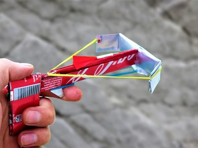 How to Make a Powerful Mini Crossbow from Coca Cola with Trigger