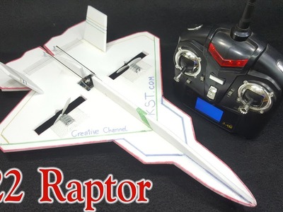 How To Make A RC Airplane F-22 Raptor