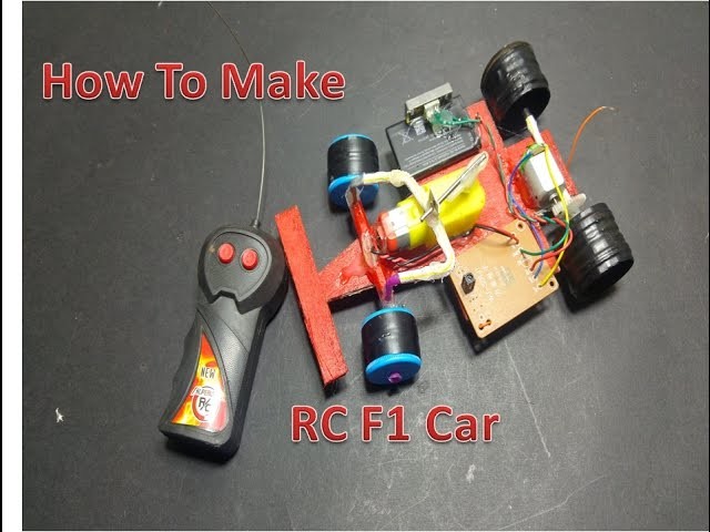 How to Make a RC F1 Car at Home (very simple)