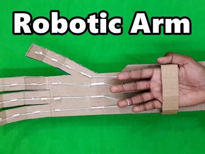 How to Make a Robotic Arm using Cardboard - Very Easy