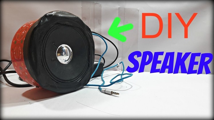 HOW TO MAKE A SIMPLE DIY SUBWOOFER.AMPLIFIER AT HOME
