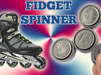 How To Make a Simple Fidget Spinner Out Of Old Rollerblade Wheels