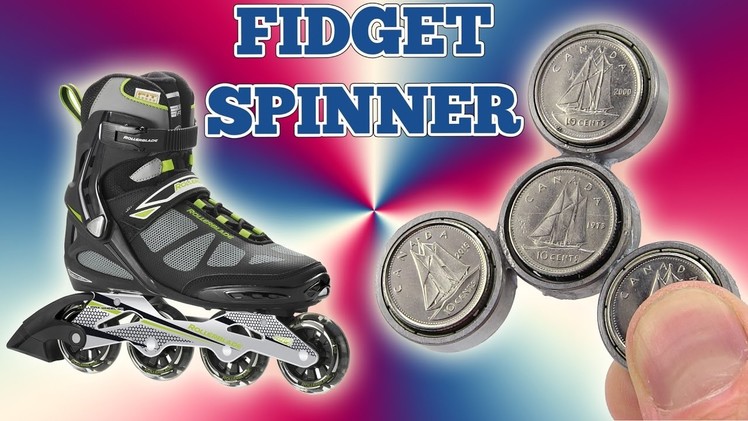 How To Make a Simple Fidget Spinner Out Of Old Rollerblade Wheels
