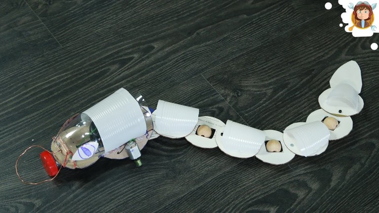 How to make a Snake Robot - Obstacle Avoiding Robot