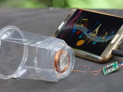 How to Make a Speaker at Home - Using Plastic Glass