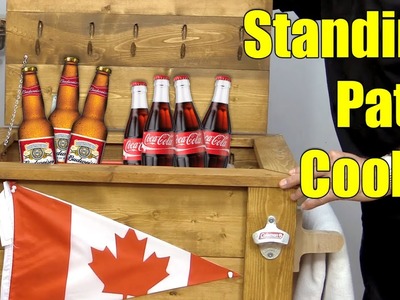 How to Make a Standing Patio Cooler (Ice Chest) for BBQ Season | Woodworking Project