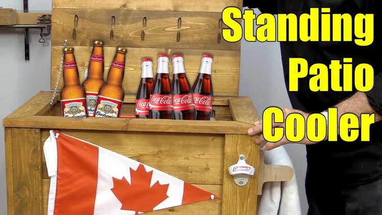 How to Make a Standing Patio Cooler (Ice Chest) for BBQ Season | Woodworking Project