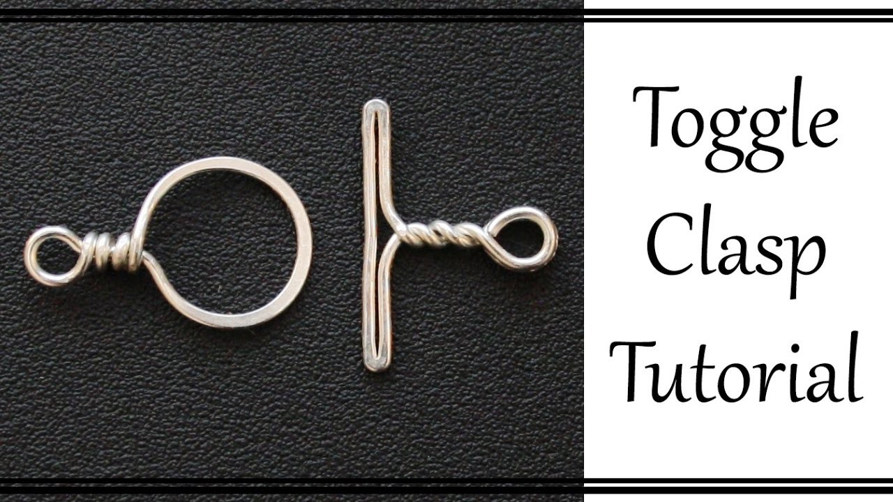 How to Make a Wire Wrapped Toggle Clasp Easy Beginner Jewelry Tutorial