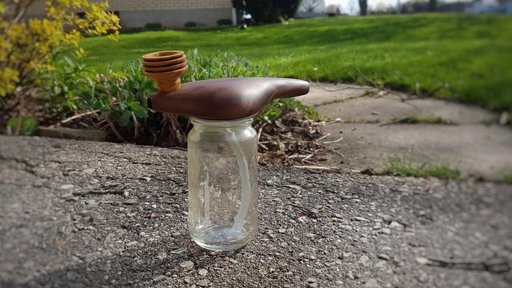 How to Make a Wooden Bong Pipe