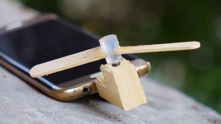 How to Make a Wooden Micro-USB OTG Fan for Mobile. SmartPhone