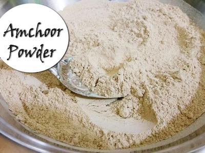 How to make Amchoor Powder at Home | Dry Mango Powder Recipe | आम चूर मसाला घर पर बनायें