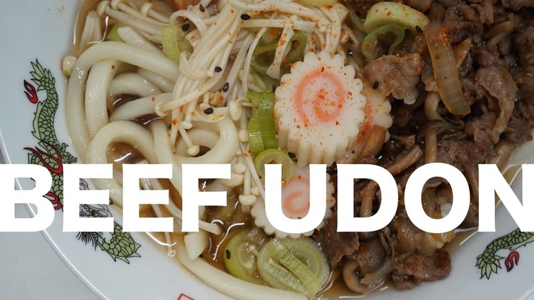 How to Make Beef Udon
