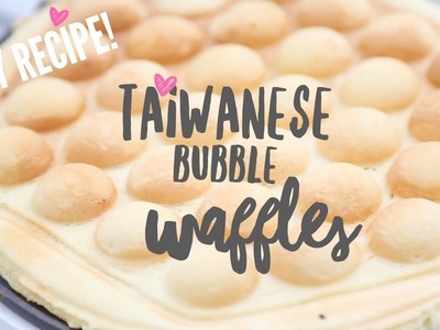 How to Make Bubble Waffles ♥ Egg Waffle Recipe!