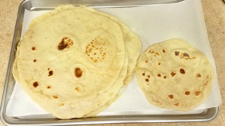 How To Make Burrito Sized Tortillas - Extra Large Tortillas Recipe