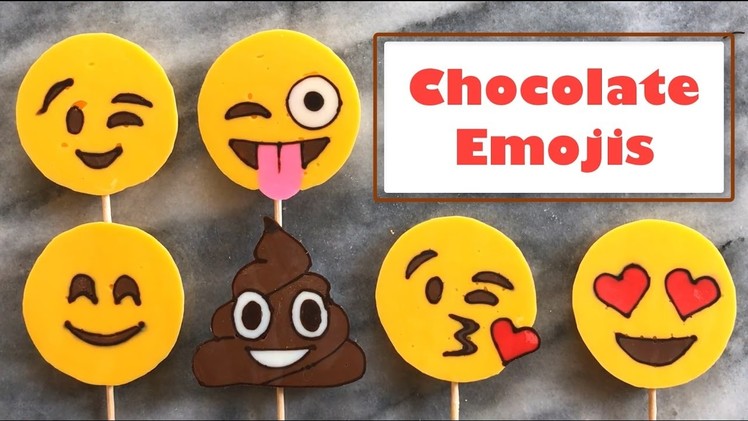 How to Make Chocolate Emojis | Traced with Chocolate