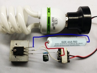 How to make easy inverter circuit 12V DC for Fluorescent Lamps at home
