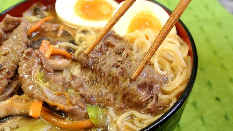 How to make Easy Ramen with Beef topping