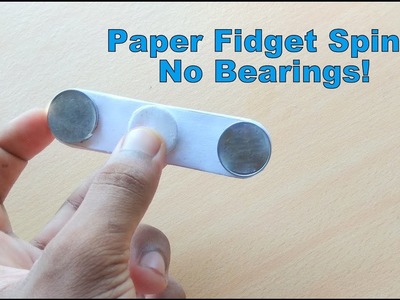 How To Make Fidget Spinner at Home Without Bearings