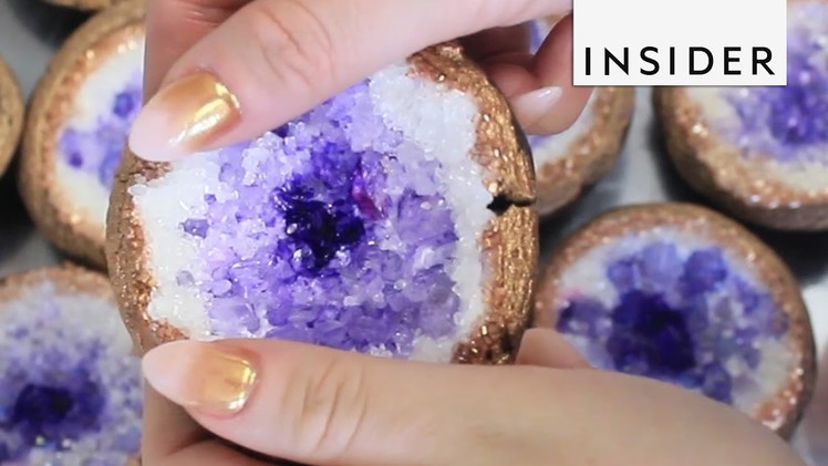 How to Make Geode Cookies