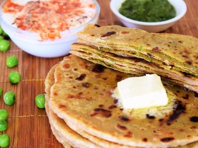 How To Make Green peas Paratha | मटर  का  पराठा | Easy Cook with Indian Food  HD