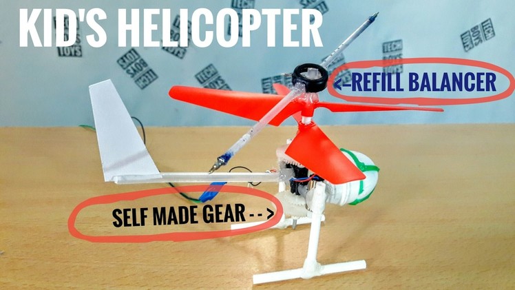 How to make helicopter for kids #DIY gear