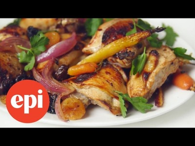 How to Make Honey Roasted Chicken with Carrots | Epicurious